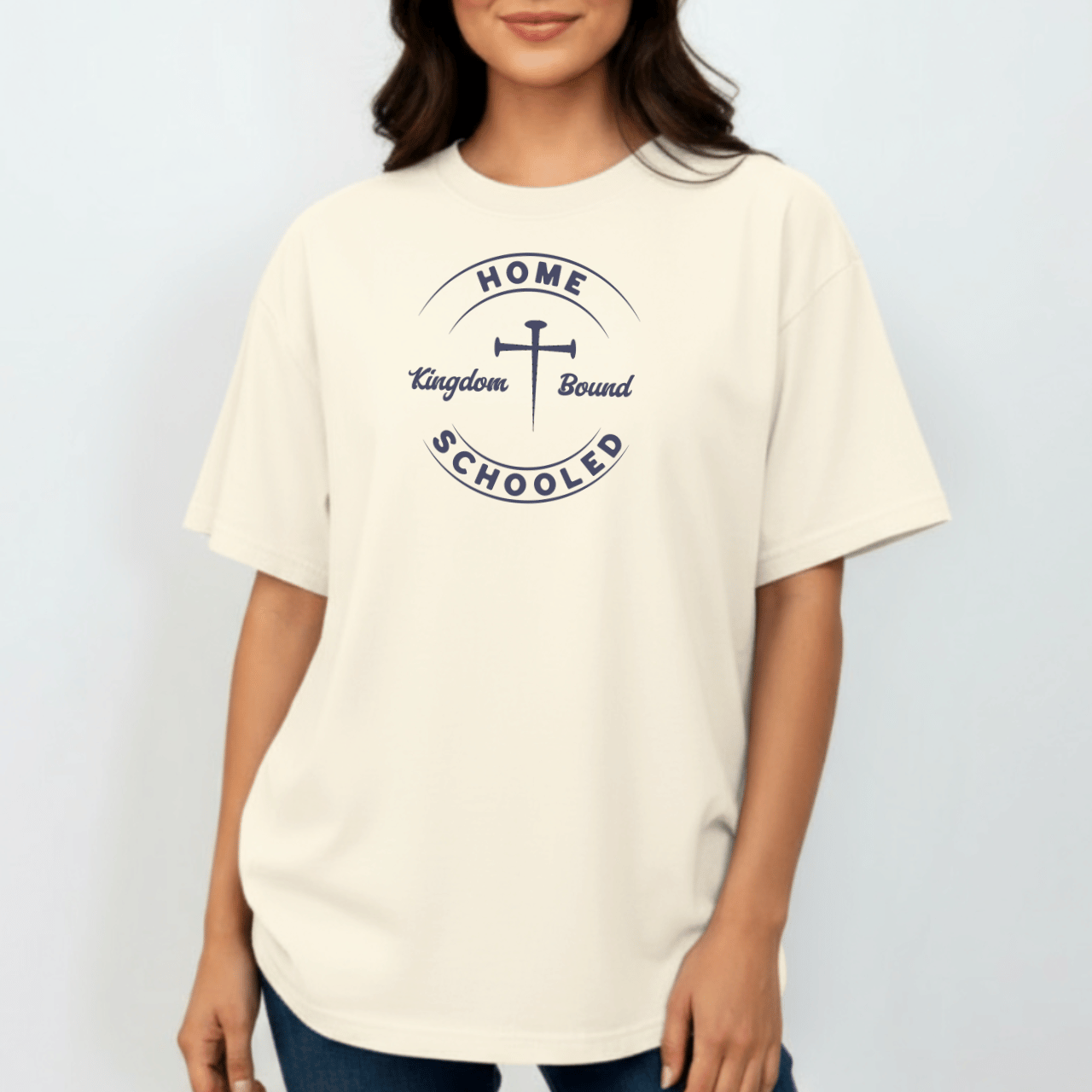 Homeschooled Kingdom Bound Tee | Christian Student Shirt | Comfort Colors 1717 Faith Graphic | Bible Verse Homeschool Shirt