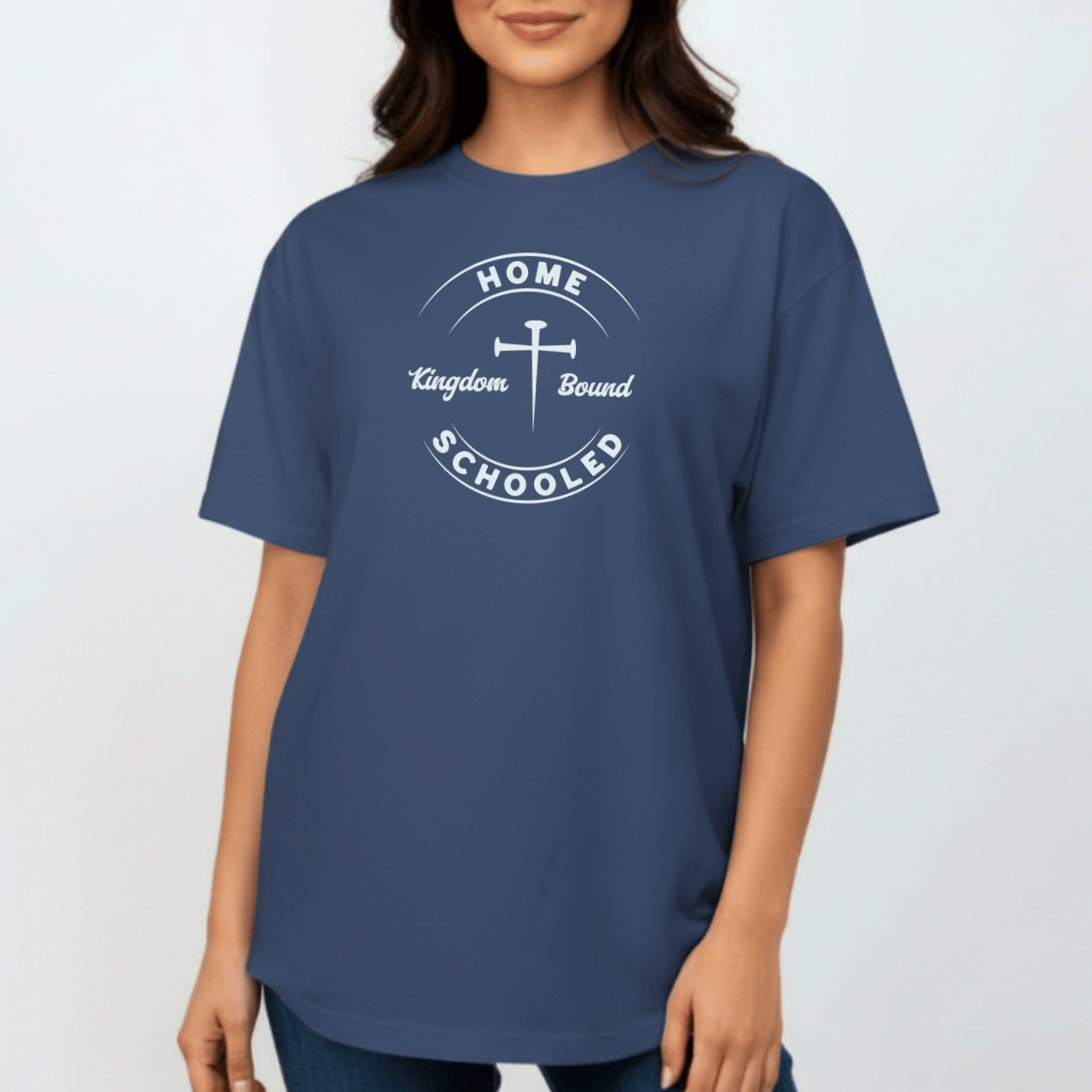 Homeschooled Kingdom Bound Tee | Christian Student Shirt | Comfort Colors 1717 Faith Graphic | Bible Verse Homeschool Shirt