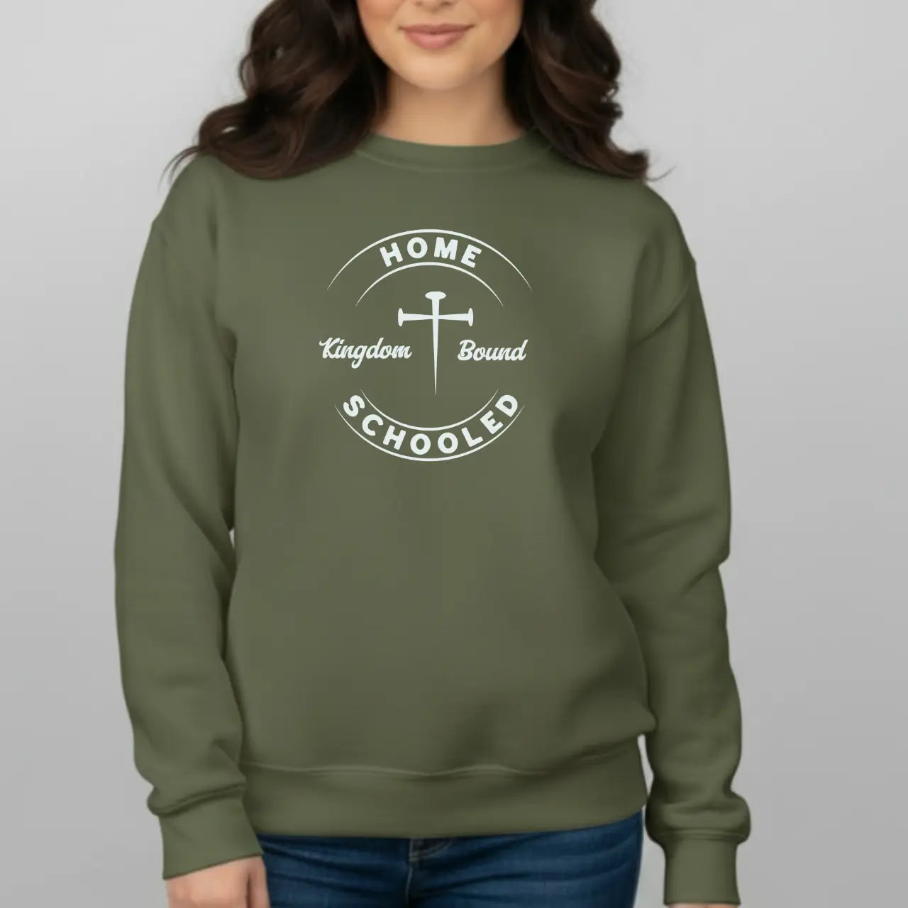 Home Schooled Kingdom Bound Sweatshirt | Unisex Faith Crewneck Goshen & Selah Co