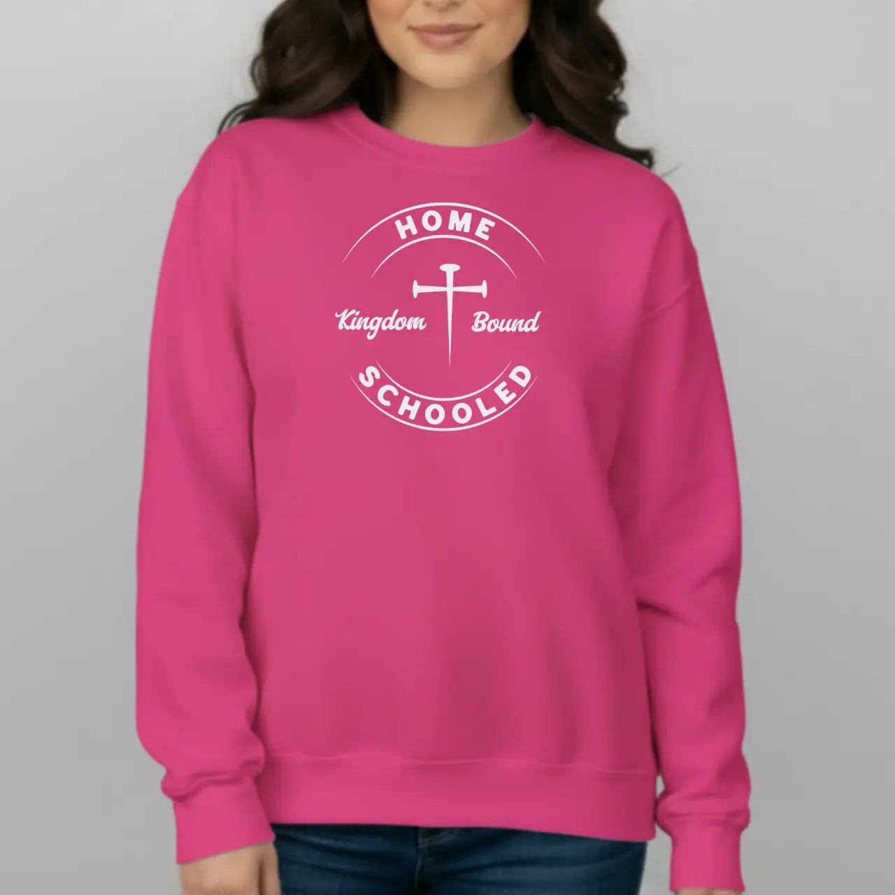 Home Schooled Kingdom Bound Sweatshirt | Unisex Faith Crewneck Goshen & Selah Co