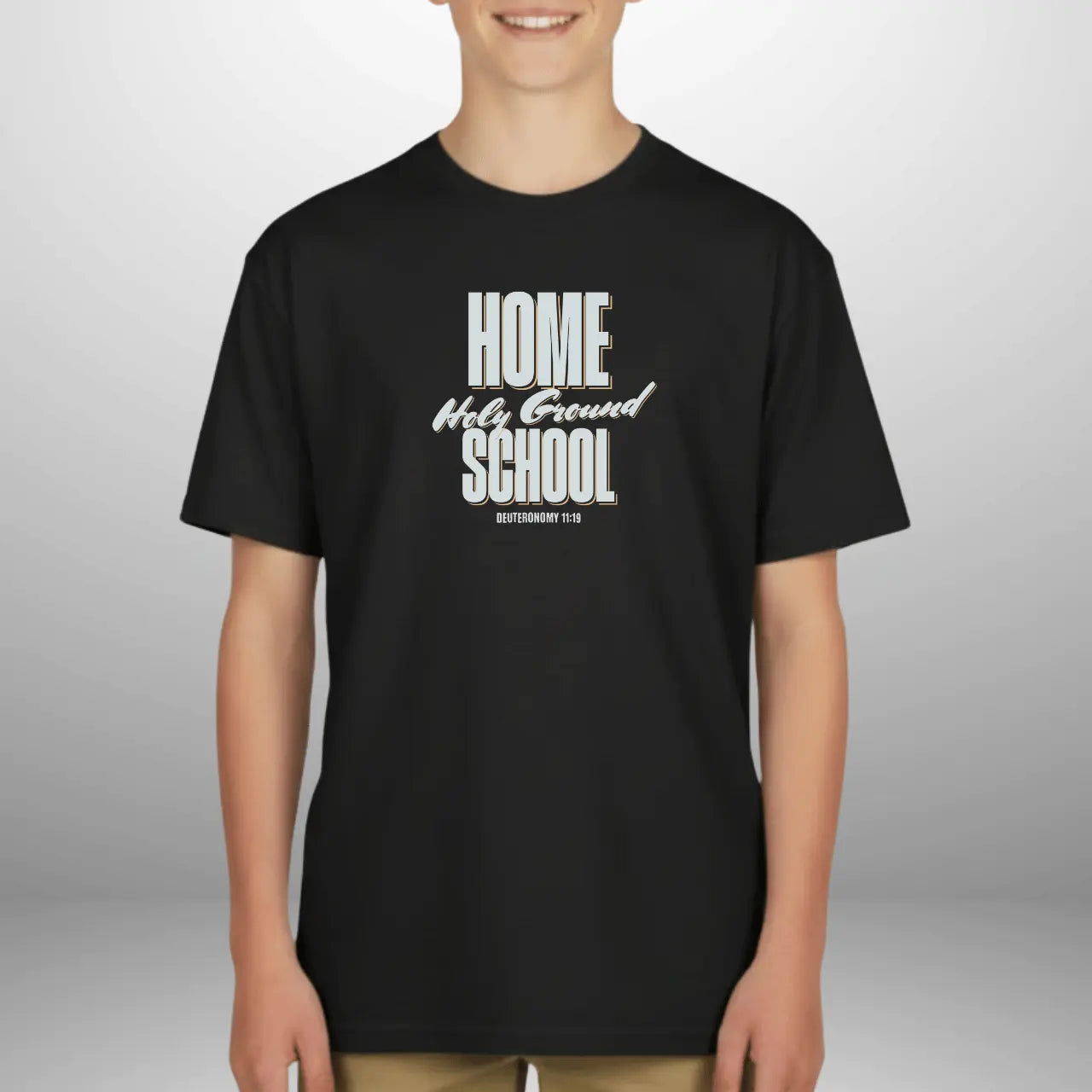 Home School Holy Ground Youth T-Shirt | Homeschool Tee Goshen & Selah Co