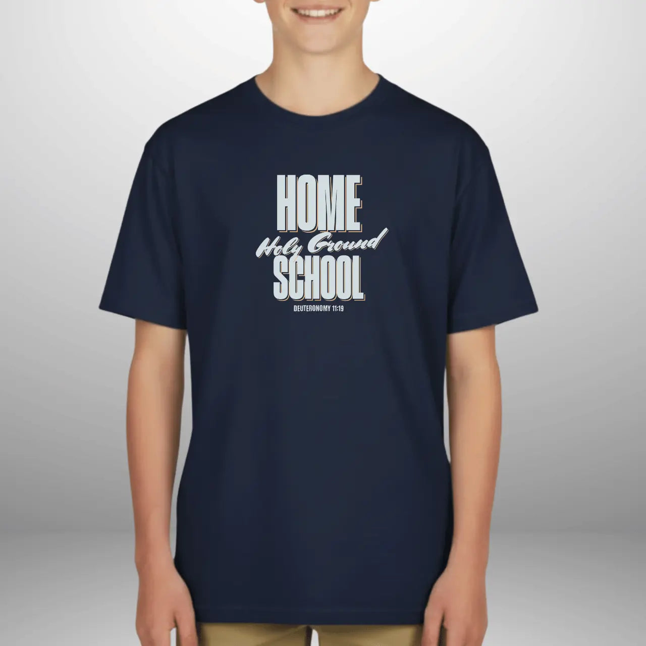 Home School Holy Ground Youth T-Shirt | Homeschool Tee Goshen & Selah Co