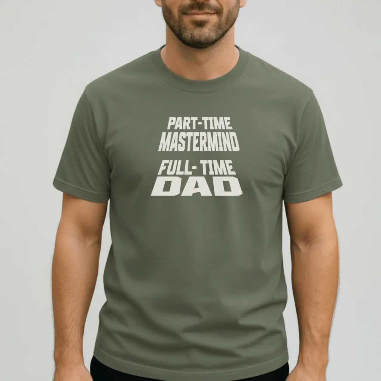 Part-Time Mastermind Full Time Dad T-Shirt | Comfort Colors Tee Goshen & Selah Co