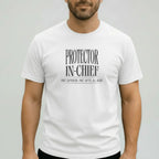 Protector in Chief Dad T-Shirt | Comfort Colors Tee Goshen & Selah Co