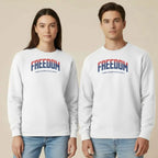 Freedom Faith Sweatshirt | Red White Blue Crewneck Goshen & Selah Co