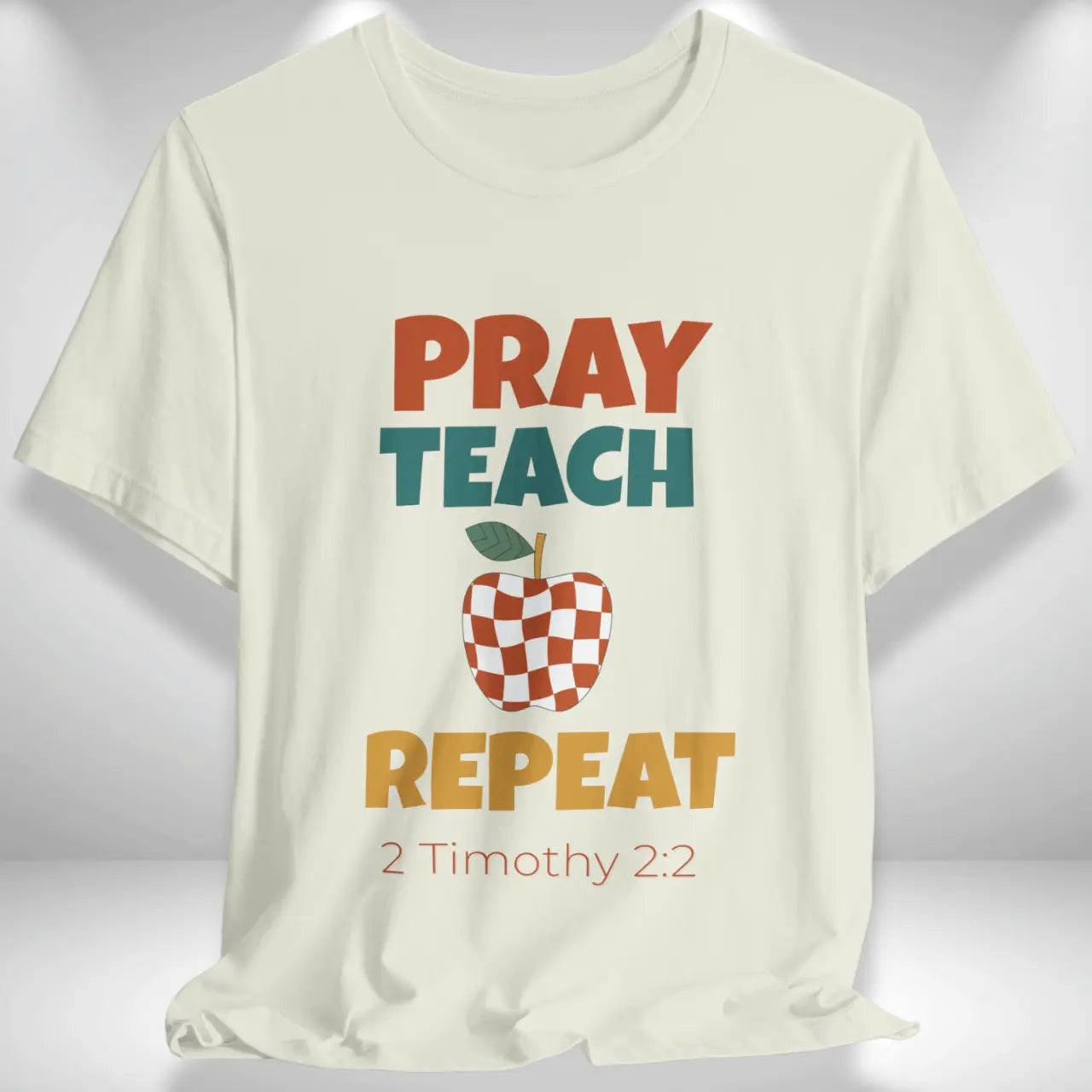 Pray Teach Repeat T-Shirt | Teacher Tee Goshen & Selah Co