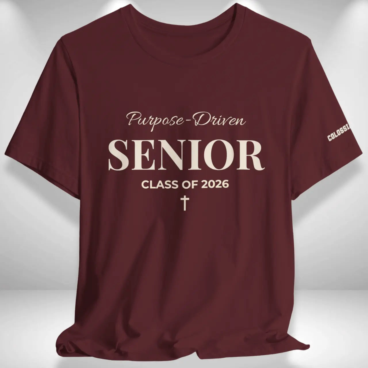 Purpose-Driven Senior Class of 2026 Tee | Bella+Canvas T-Shirt Goshen & Selah Co