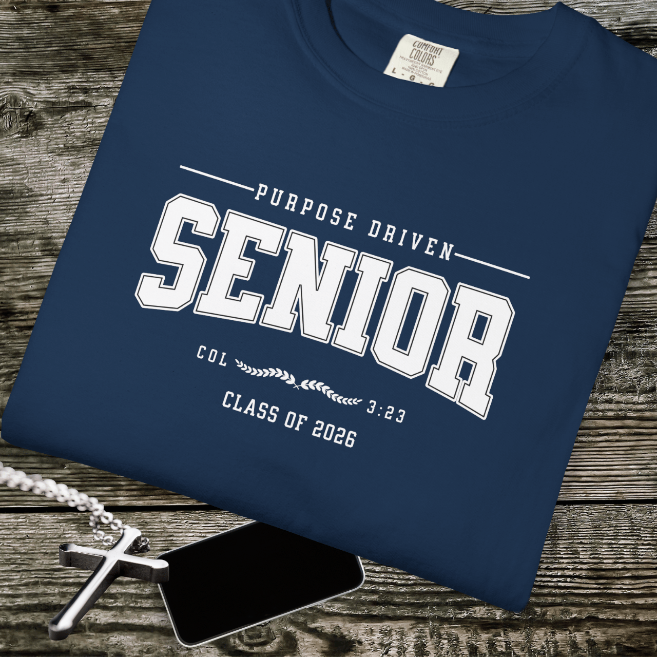 Purpose Driven Senior 2026 Shirt | Christian Class of 2026 Tee | Men Women Comfort Colors 1717