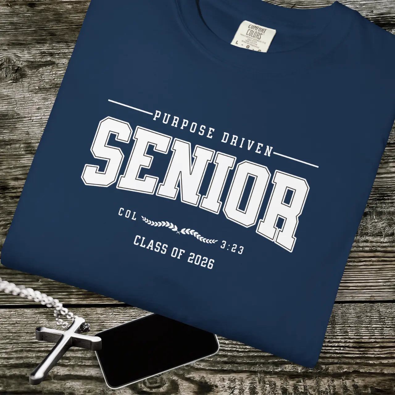 Purpose Driven Senior 2026 Shirt | Class of 2026 Tee | Unisex Comfort Colors 1717 Goshen & Selah Co