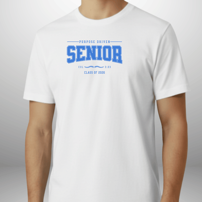 Purpose Driven Senior 2026 Shirt | Christian Class of 2026 Tee | Men Women Comfort Colors 1717