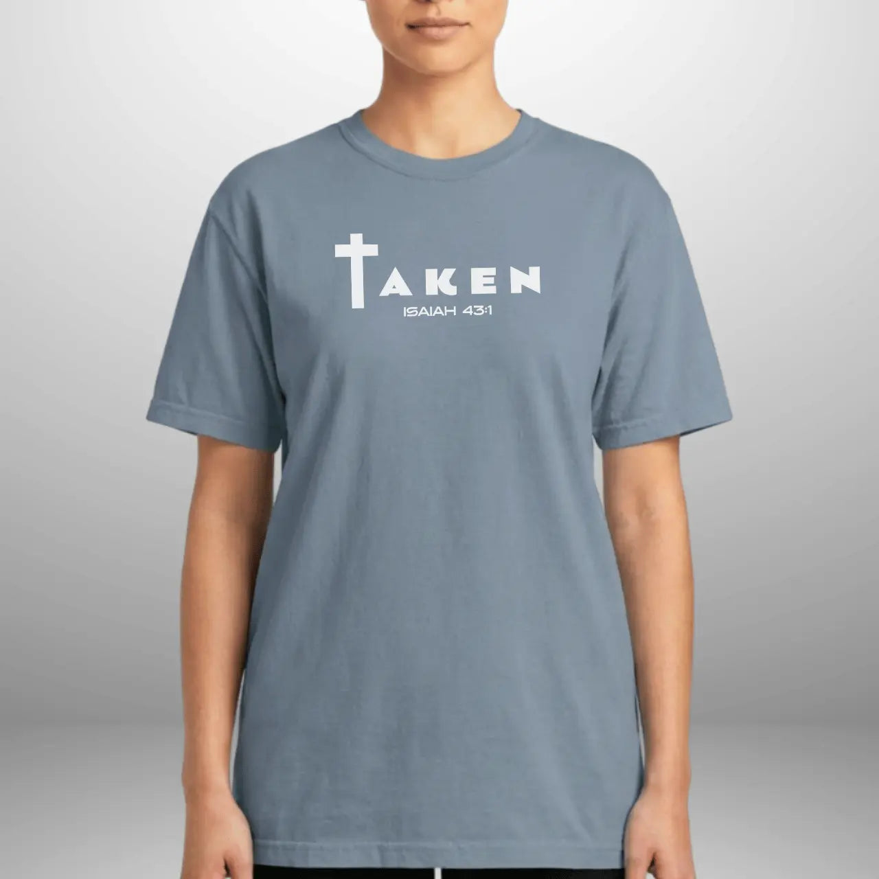 Taken Isaiah 43:1 T-Shirt | Unisex Comfort Colors Tee Goshen & Selah Co