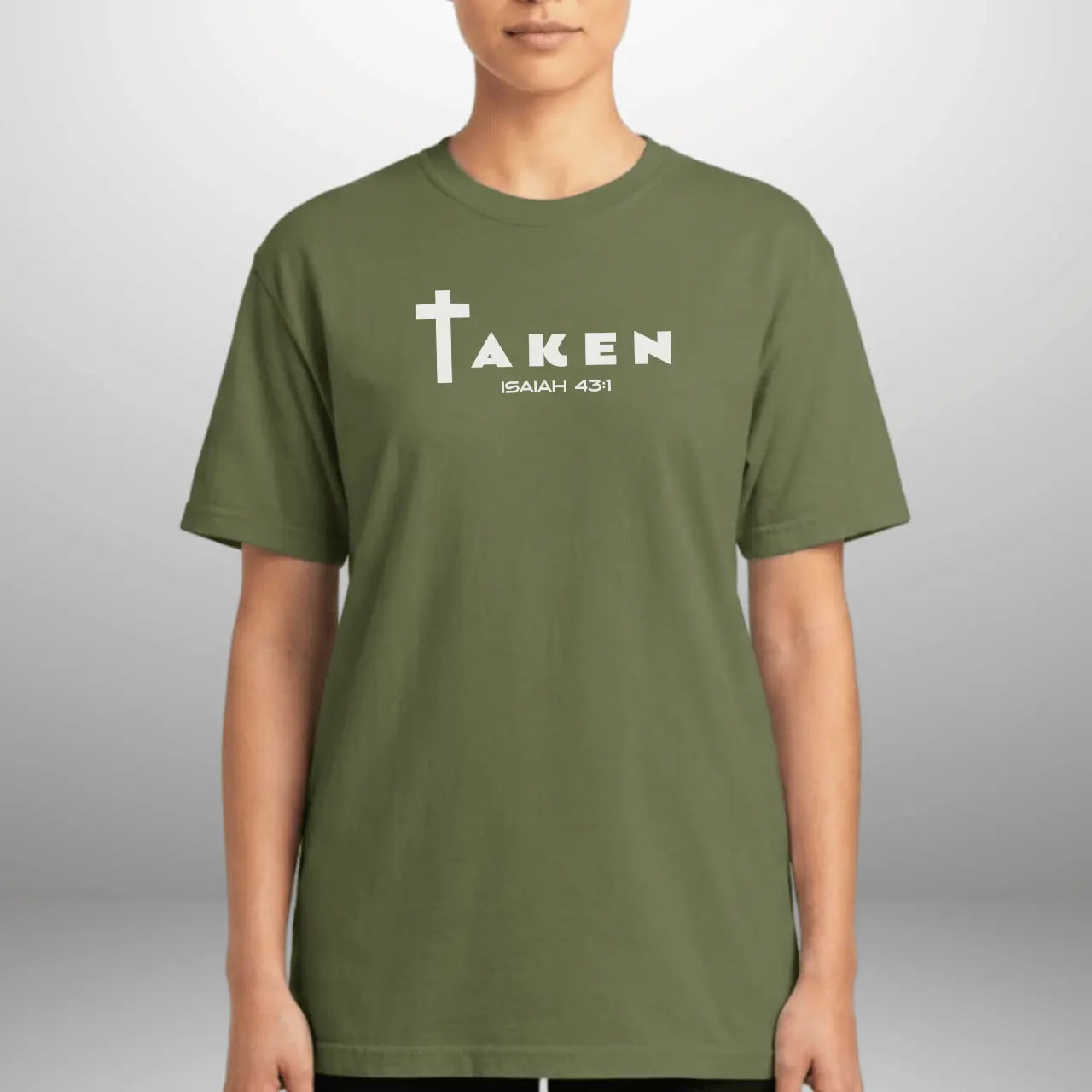 Taken Isaiah 43:1 T-Shirt | Unisex Comfort Colors Tee Goshen & Selah Co