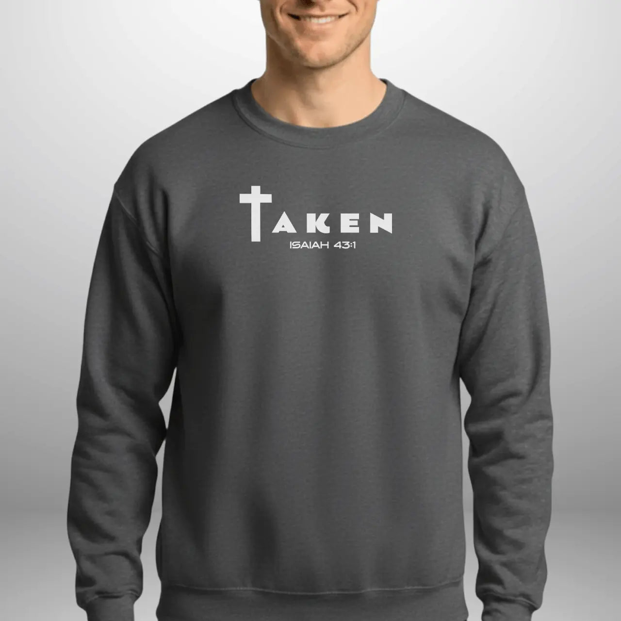 Taken Isaiah 43:1 Sweatshirt | Unisex Faith Crewneck Goshen & Selah Co