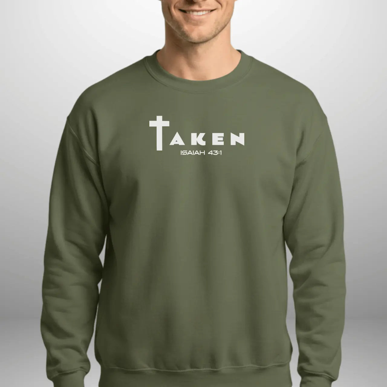 Taken Isaiah 43:1 Sweatshirt | Unisex Faith Crewneck Goshen & Selah Co