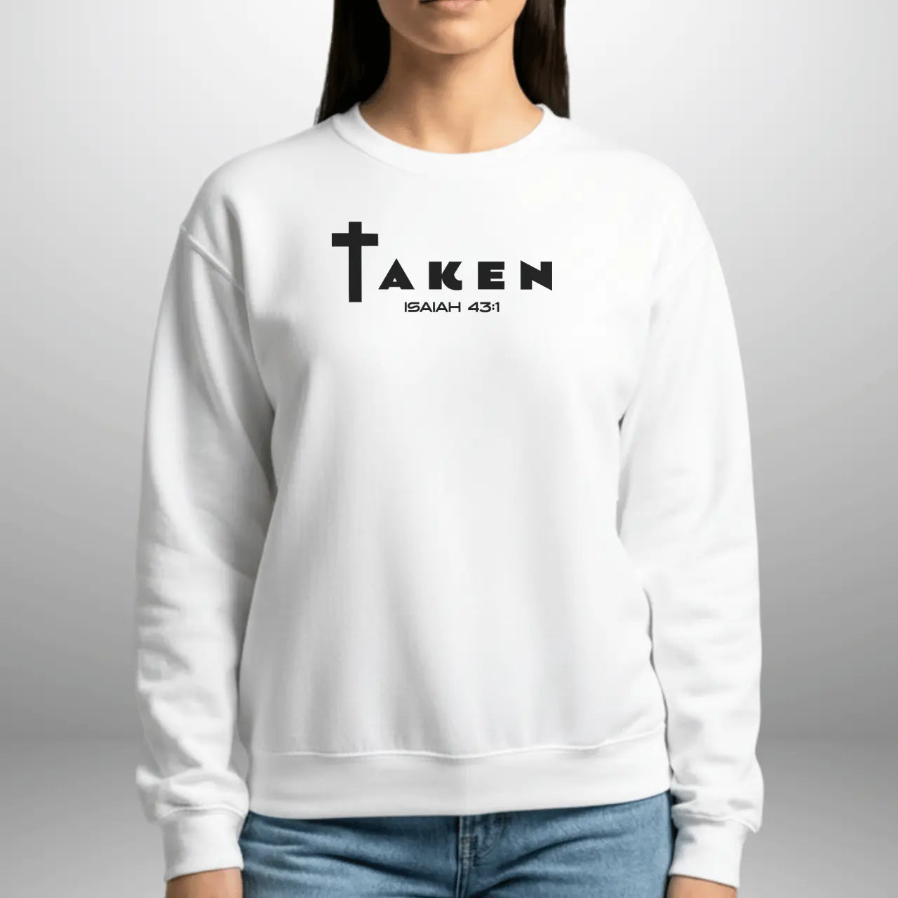 Taken Isaiah 43:1 Sweatshirt | Unisex Faith Crewneck Goshen & Selah Co