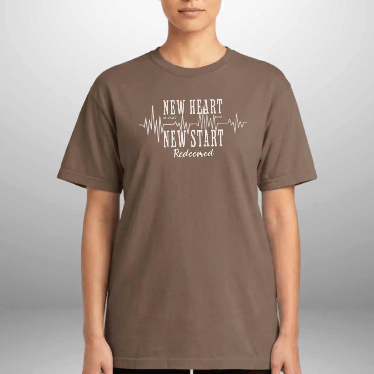 New Heart New Start T-Shirt | Unisex Faith Tee Goshen & Selah Co