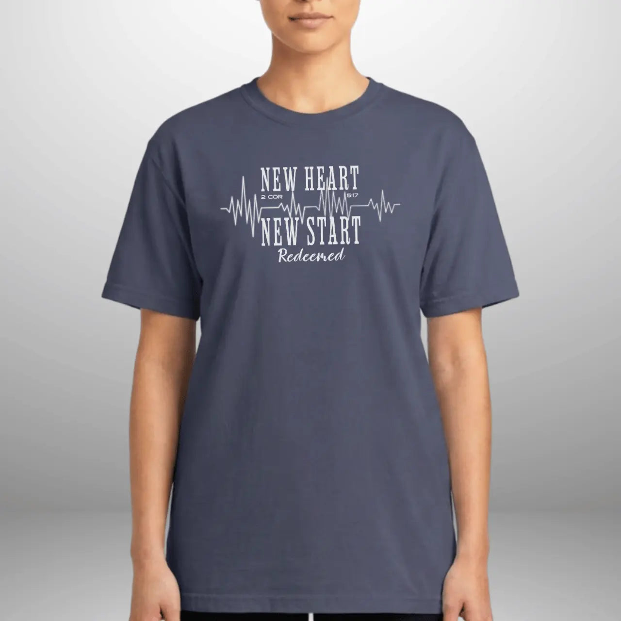 New Heart New Start T-Shirt | Unisex Faith Tee Goshen & Selah Co