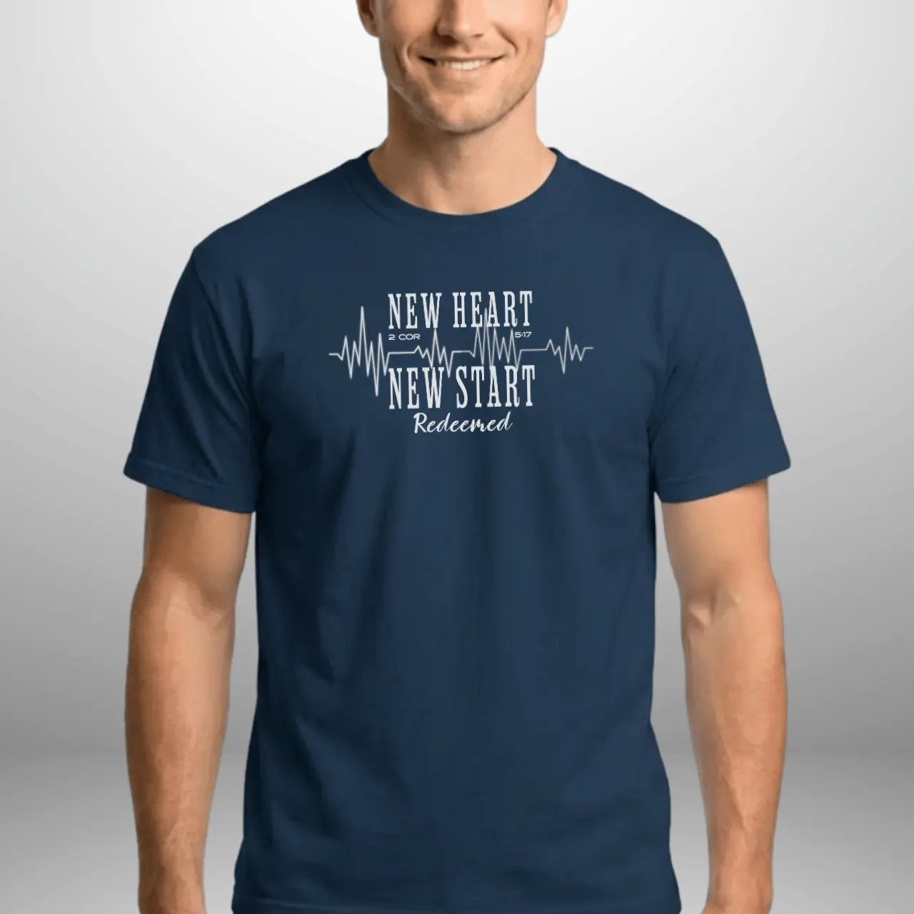 New Heart New Start T-Shirt | Unisex Faith Tee Goshen & Selah Co