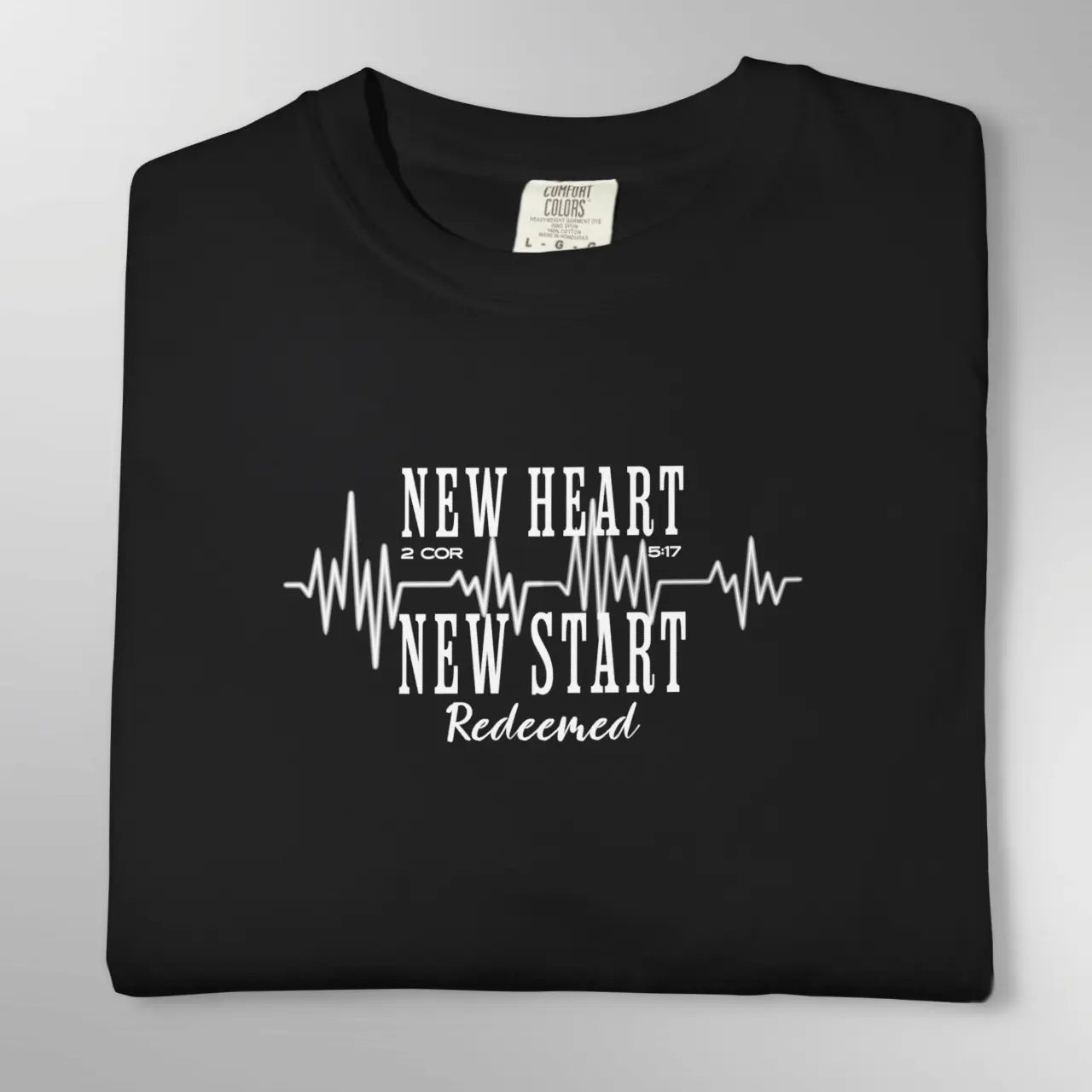 New Heart New Start T-Shirt | Unisex Faith Tee Goshen & Selah Co