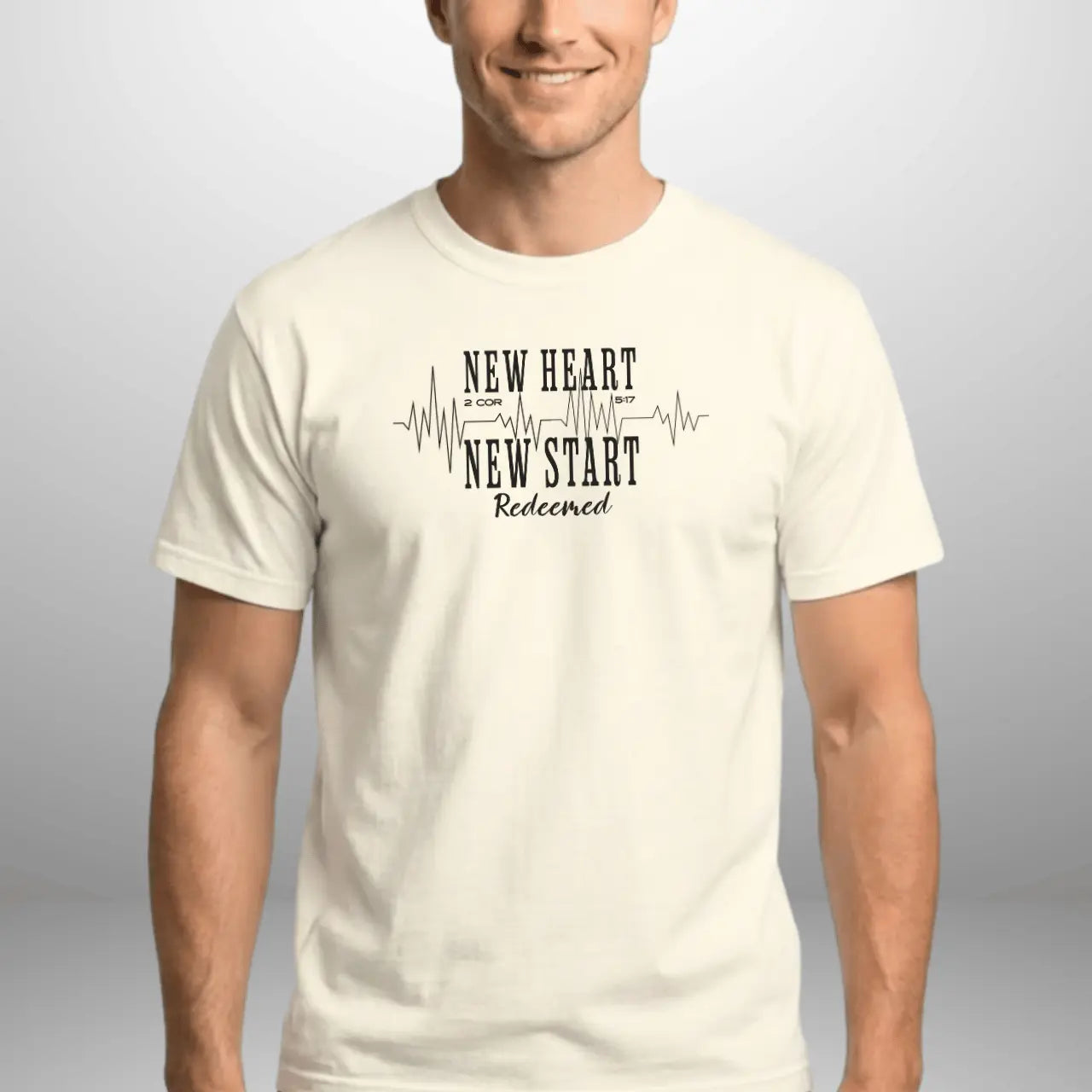 New Heart New Start T-Shirt | Unisex Faith Tee Goshen & Selah Co