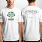 Rooted in Jesus T-Shirt | Comfort Colors 1717 | Unisex Faith Tee Front & Back Goshen & Selah Co