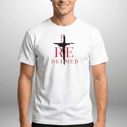 Redeemed T-Shirt | Romans 6:4 Faith Tee | Adult Unisex Comfort Colors 1717