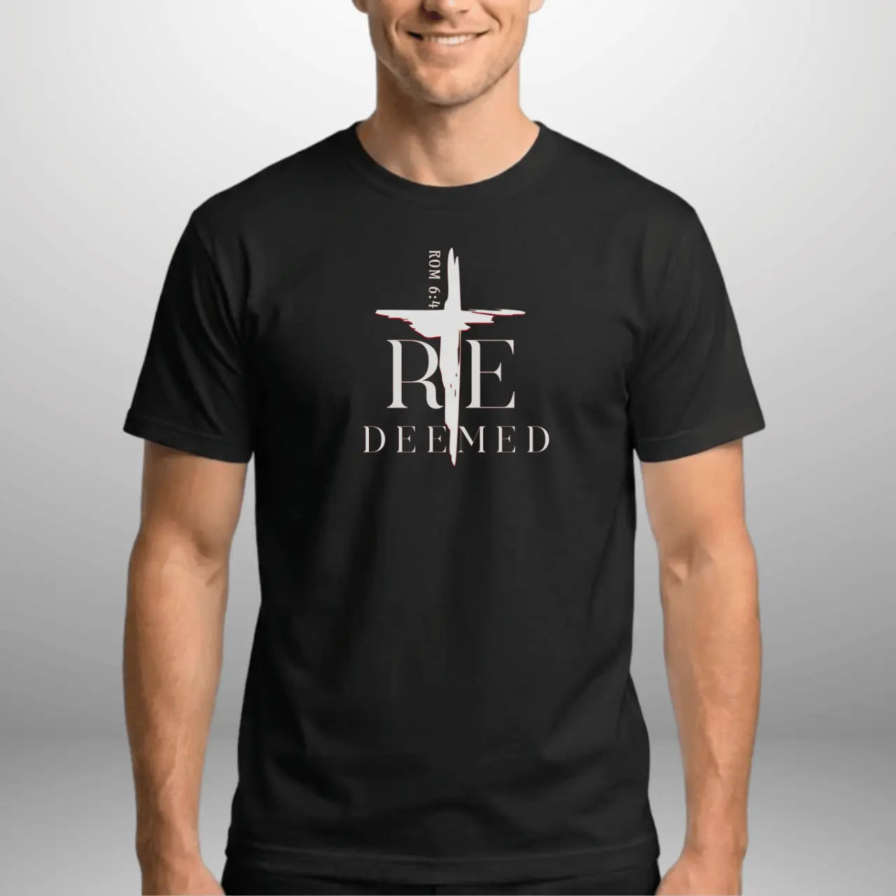 Redeemed Romans 6:4 T-Shirt | Unisex Faith Tee | Comfort Colors Shirt Goshen & Selah Co