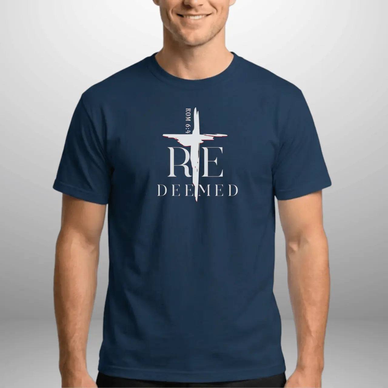 Redeemed Romans 6:4 T-Shirt | Unisex Faith Tee | Comfort Colors Shirt Goshen & Selah Co