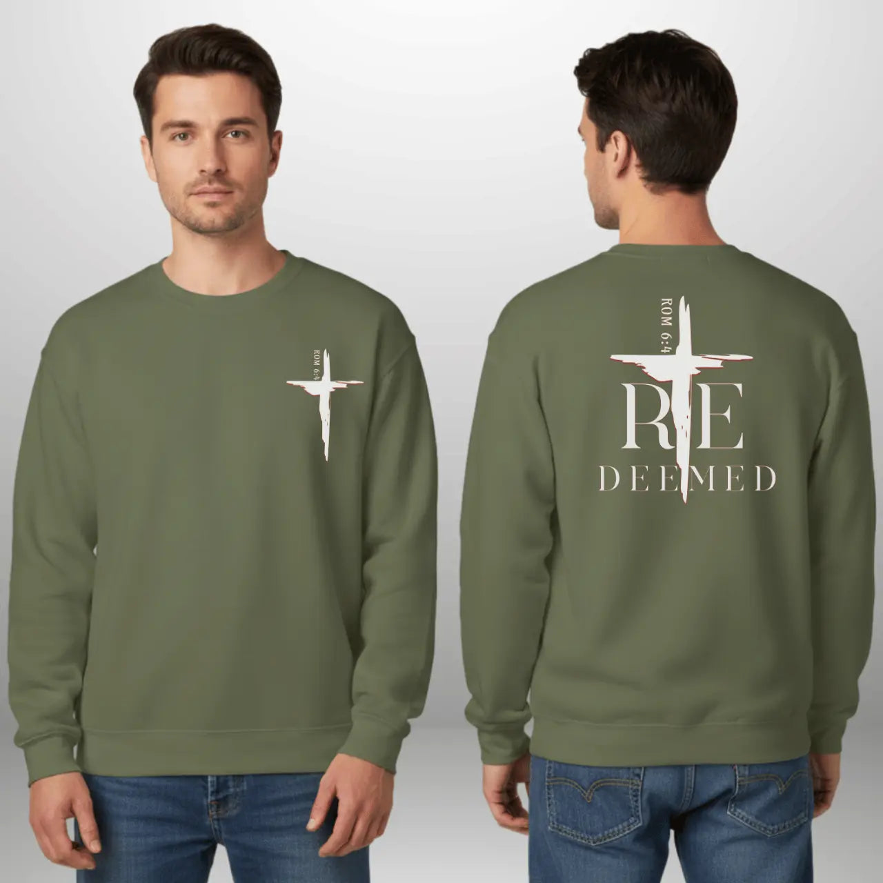 Redeemed Sweatshirt | Unisex Faith Crewneck Goshen & Selah Co