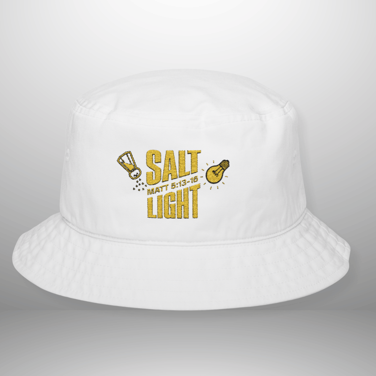 Salt & Light Matthew 5:13–16 Bucket Hat | Embroidered Style