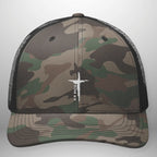 ROM 6:4 Camo Trucker Hat | Snapback | Structured Six-Panel Cap Goshen & Selah Co