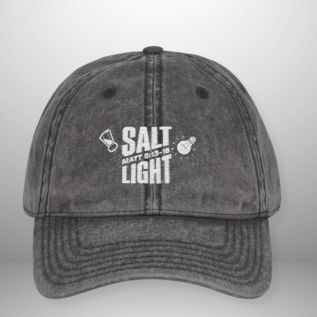 Salt & Light Matthew 5:13–16 Vintage Cap | Washed Cotton Hat