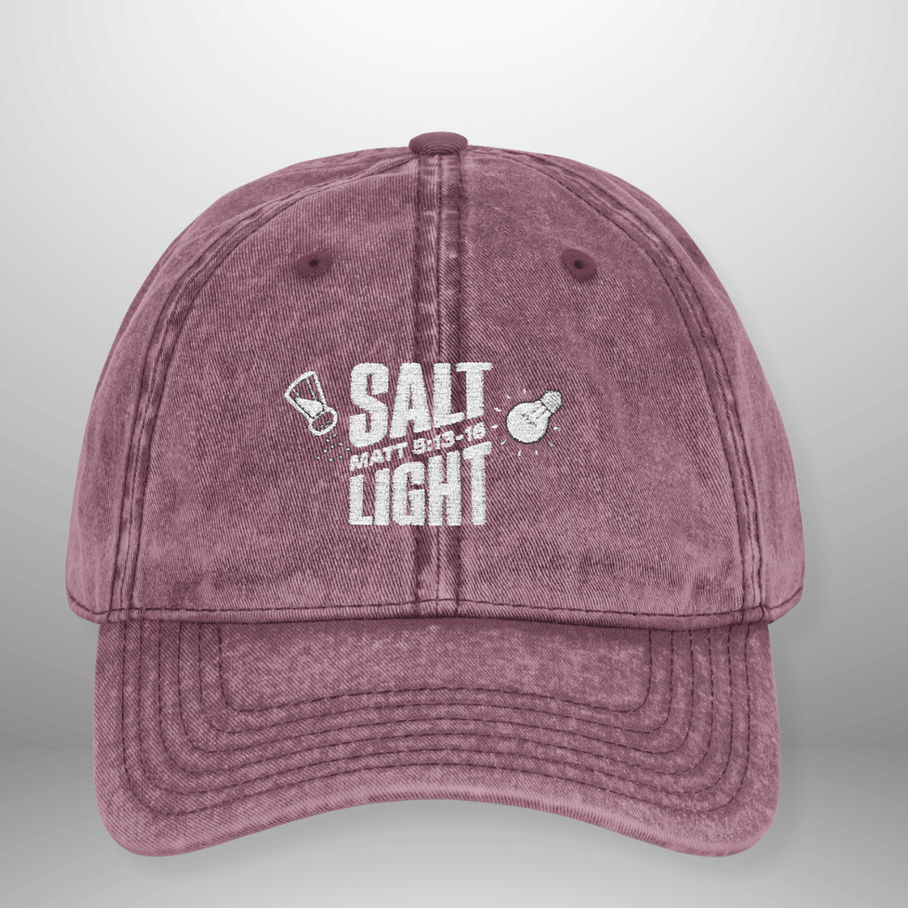 Salt & Light Matthew 5:13–16 Vintage Cap | Washed Cotton Hat