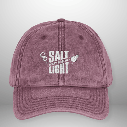 Salt & Light Matthew 5:13–16 Vintage Cap | Washed Cotton Hat
