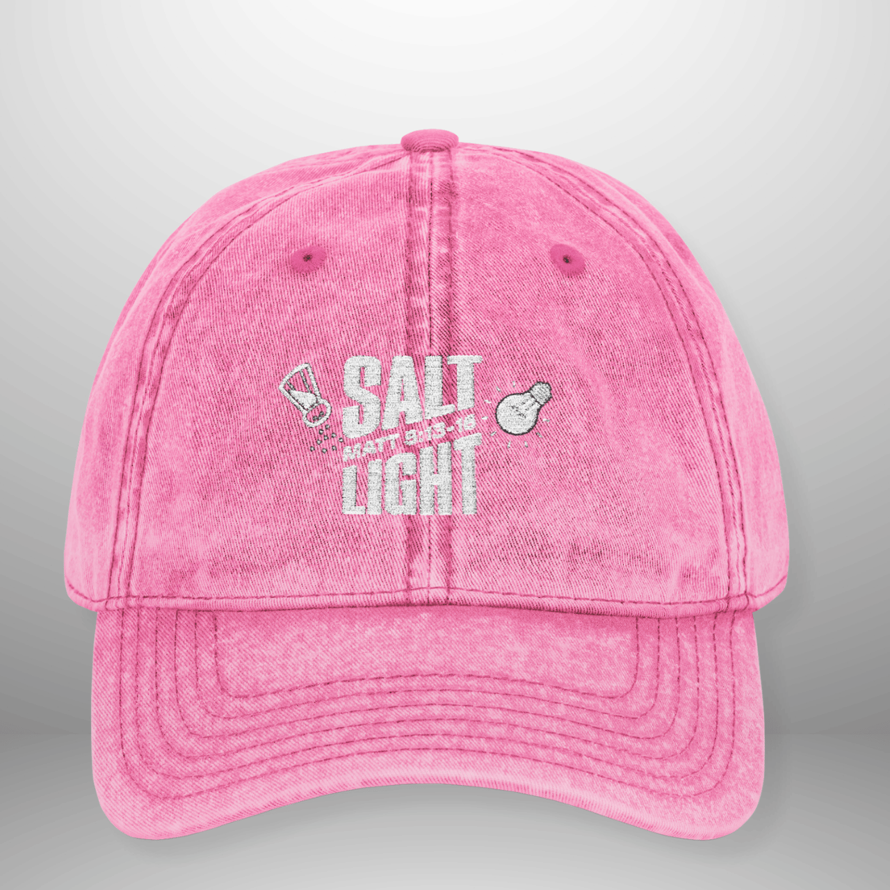 Salt & Light Matthew 5:13–16 Vintage Cap | Washed Cotton Hat