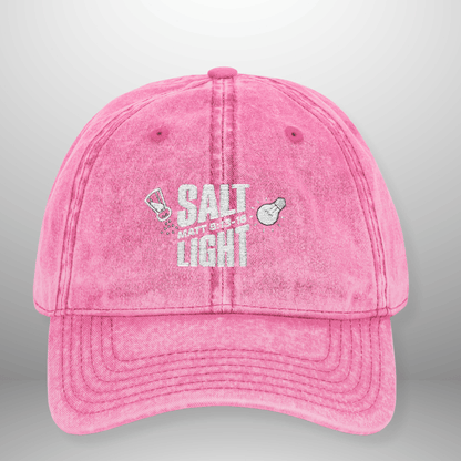Salt & Light Matthew 5:13–16 Vintage Cap | Washed Cotton Hat
