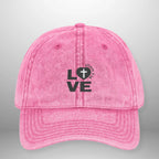 LOVE Vintage Cap | Washed Cotton Adjustable Hat Goshen & Selah Co