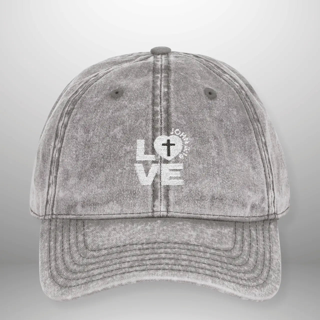 LOVE Vintage Cap | Washed Cotton Adjustable Hat Goshen & Selah Co
