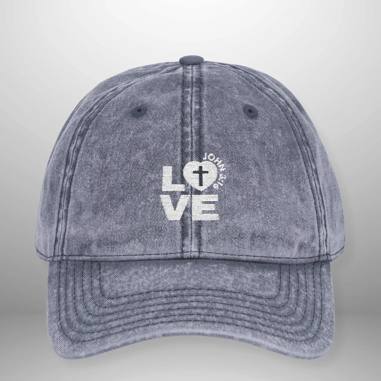 LOVE Vintage Cap | Washed Cotton Adjustable Hat Goshen & Selah Co