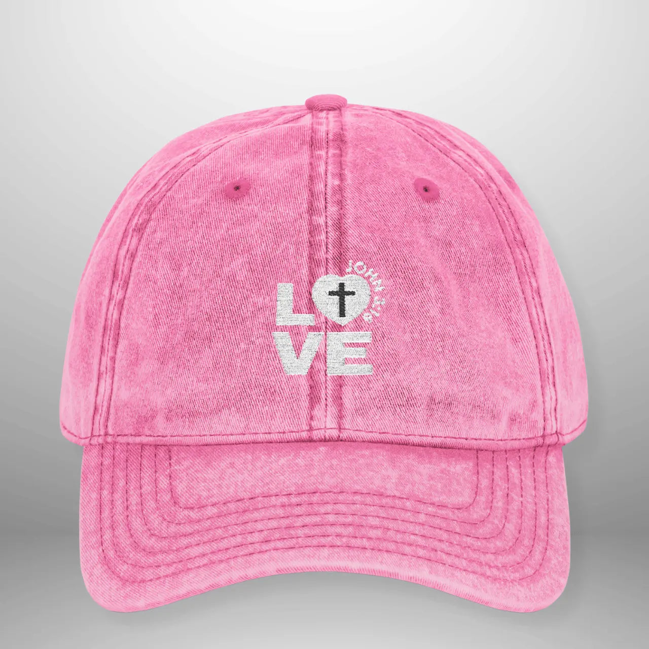 LOVE Vintage Cap | Washed Cotton Adjustable Hat Goshen & Selah Co