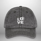 LOVE Vintage Cap | Washed Cotton Adjustable Hat Goshen & Selah Co