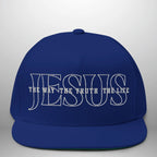JESUS-The Way, The Truth, The Life | Flat Bill Cap | Five-Panel Snapback | Structured Embroidered Hat Goshen & Selah Co