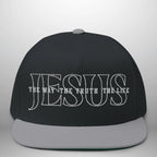 JESUS-The Way, The Truth, The Life | Flat Bill Cap | Five-Panel Snapback | Structured Embroidered Hat Goshen & Selah Co
