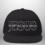 JESUS-The Way, The Truth, The Life | Flat Bill Cap | Five-Panel Snapback | Structured Embroidered Hat Goshen & Selah Co