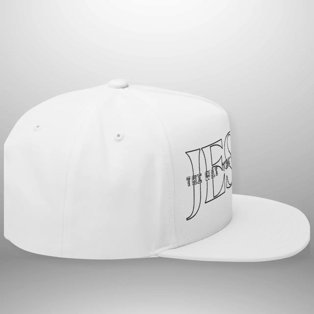 JESUS-The Way The Truth The Life | Flat Bill Cap | Five-Panel Snapback | Structured Embroidered Hat Goshen & Selah Co