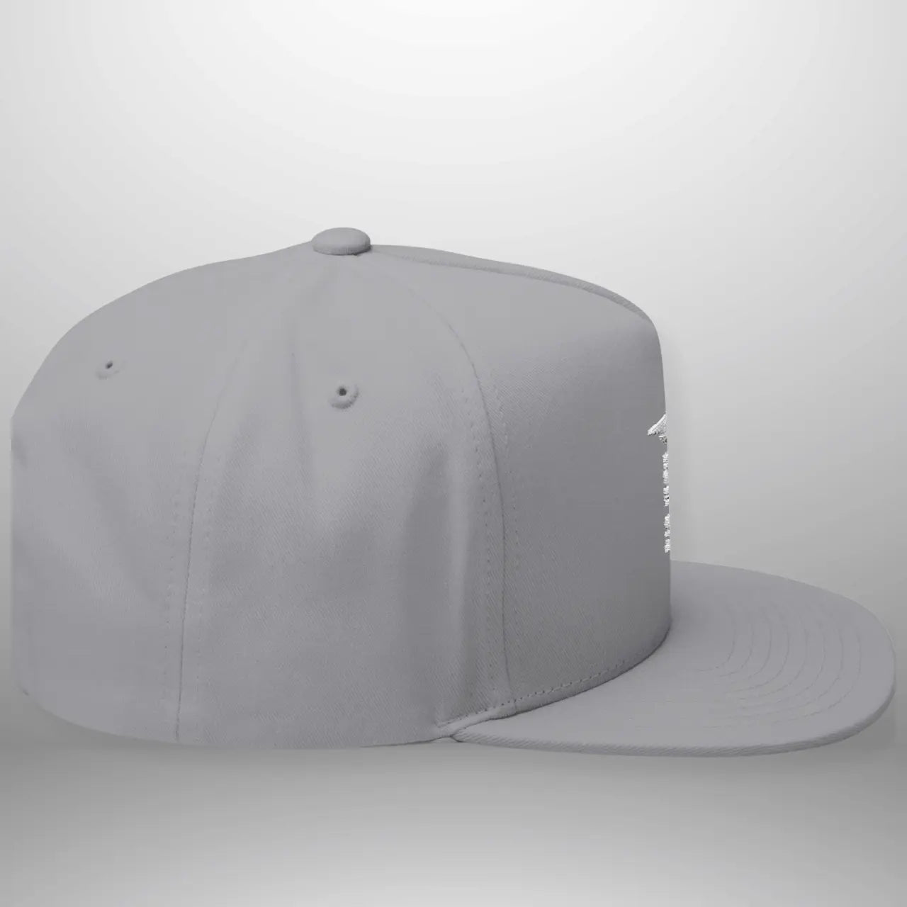 Romans 6:4 Flat Bill Cap | Embroidered Cross Snapback | Structured Five-Panel Hat Goshen & Selah Co
