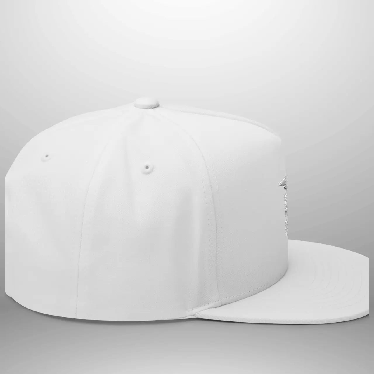 Romans 6:4 Flat Bill Cap | Embroidered Cross Snapback | Structured Five-Panel Hat Goshen & Selah Co