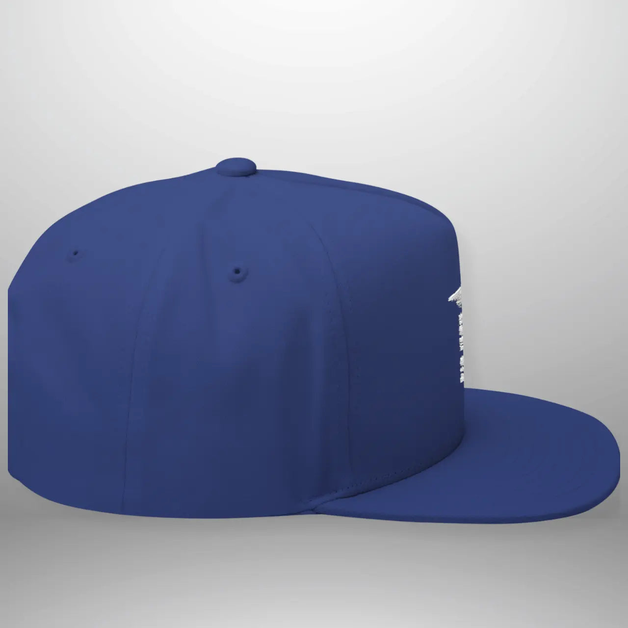 Romans 6:4 Flat Bill Cap | Embroidered Cross Snapback | Structured Five-Panel Hat Goshen & Selah Co