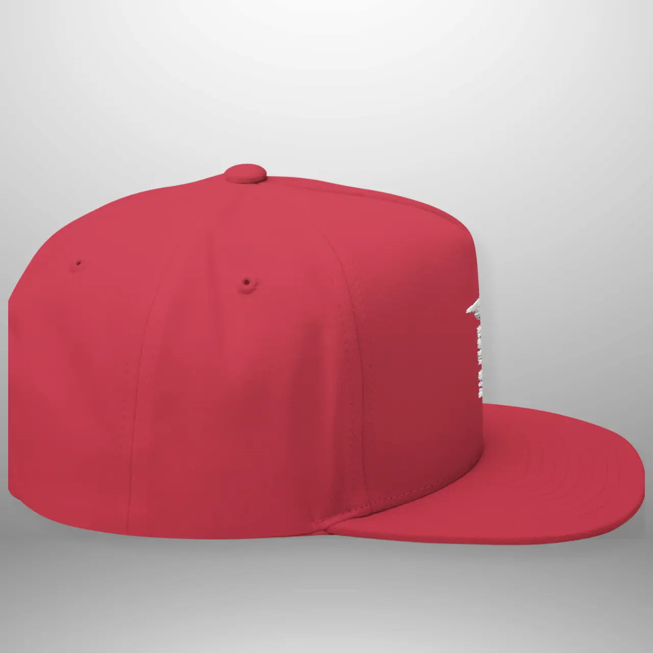 Romans 6:4 Flat Bill Cap | Embroidered Cross Snapback | Structured Five-Panel Hat Goshen & Selah Co