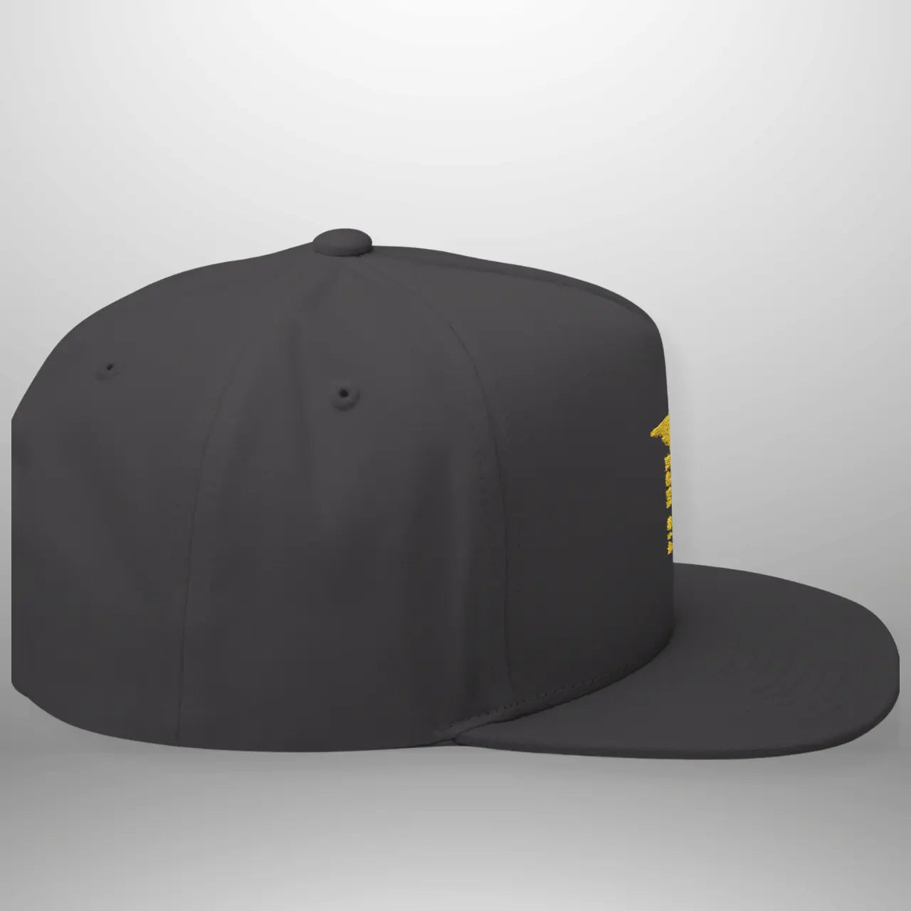 Romans 6:4 Flat Bill Cap | Embroidered Cross Snapback | Structured Five-Panel Hat Goshen & Selah Co
